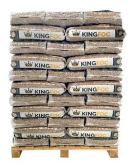 KINGFOC- Palet de 77 sacos de pellet