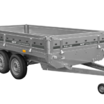 2 achsiger anhänger 304×153 unitrailer solid 300/2, zulässiges gesamtgewicht 750 kg