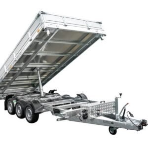 3 achsiger hydraulischer kippanhÄnger 400×200 unitrailer tasker 400/3c 3500 kg
