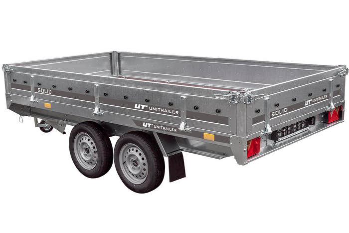 2 achsiger anhänger 304×153 unitrailer solid 300/2, zulässiges gesamtgewicht 750 kg 2 achsiger anhänger 304×153 unitrailer solid 300/2, zulässiges gesamtgewicht 750 kg