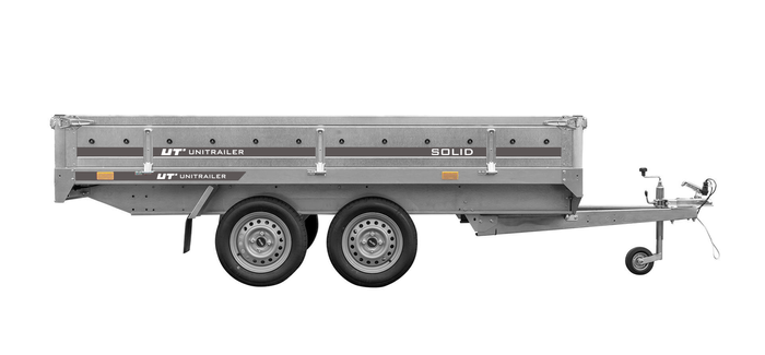 2 achsiger anhänger 304×153 unitrailer solid 300/2, zulässiges gesamtgewicht 750 kg 2 achsiger anhänger 304×153 unitrailer solid 300/2, zulässiges gesamtgewicht 750 kg