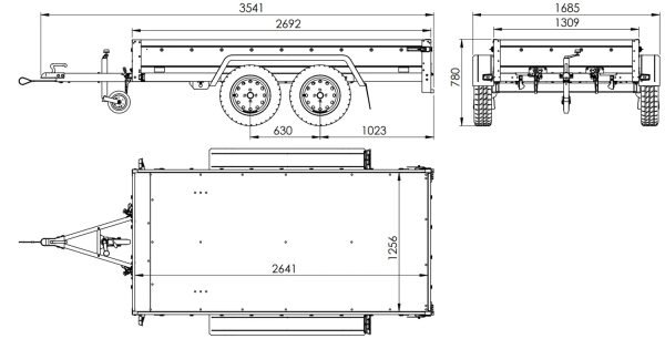 2 achs pkw anhänger unitrailer garden trailer 264/2 kipp mit stützrad, bordwandaufsatz, h 800 rahmen und grauer plane 2 achs pkw anhänger unitrailer garden trailer 264/2 kipp mit stützrad, bordwandaufsatz, h 800 rahmen und grauer plane