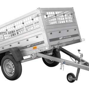 anhänger führerschein b garden trailer 200 kipp 200×106 cm 750 kg mit laubgitteraufsatz