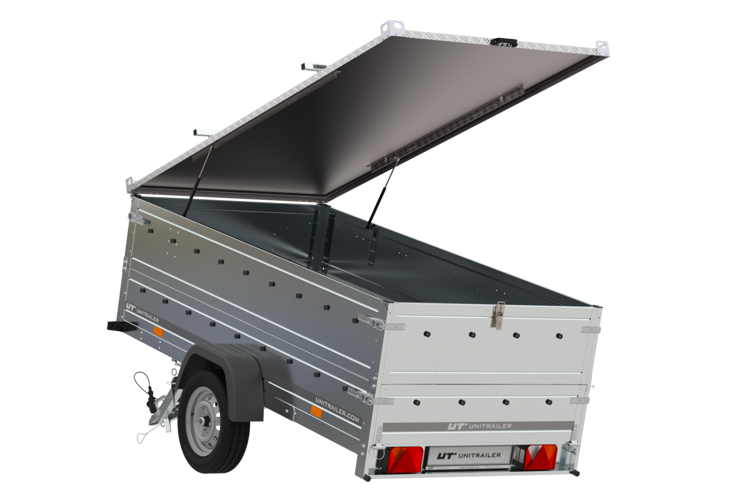 anhänger garden trailer 264 kipp mit bordwandaufsatz und aludeckel anhänger garden trailer 264 kipp mit bordwandaufsatz und aludeckel