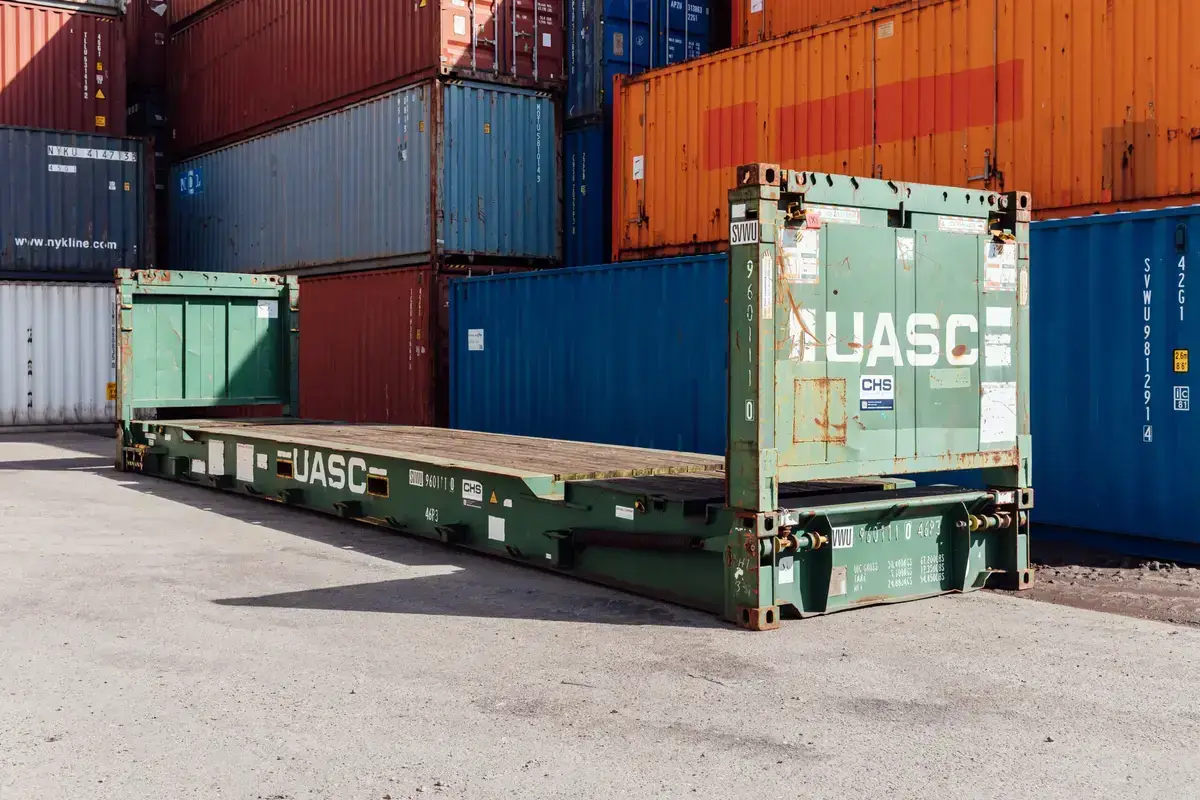 container flat rack high cube da 40 piedi (usato) container flat rack high cube da 40 piedi (usato)