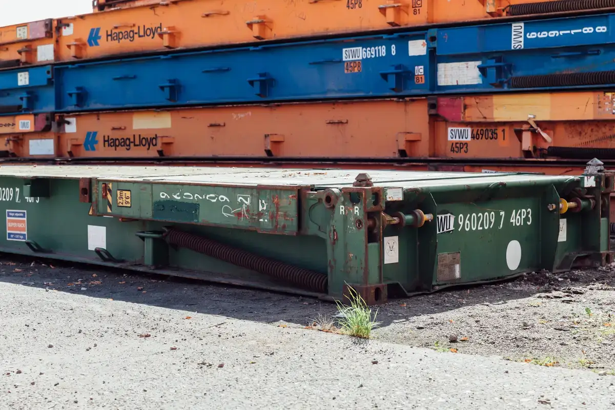 container flat rack high cube da 40 piedi (usato) container flat rack high cube da 40 piedi (usato)