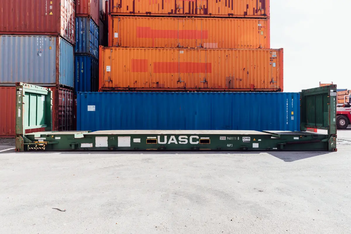 container flat rack high cube da 40 piedi (usato) container flat rack high cube da 40 piedi (usato)