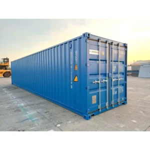 container di spedizione blu da 40 piedi hc