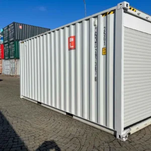 container hc da 20 piedi con porte avvolgibili